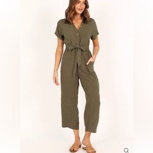 Petal & Pup Archie Jumpsuit - Brown
